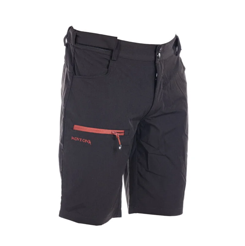 Move On Bolkesjø turshorts herre Sort/Brent Orange
