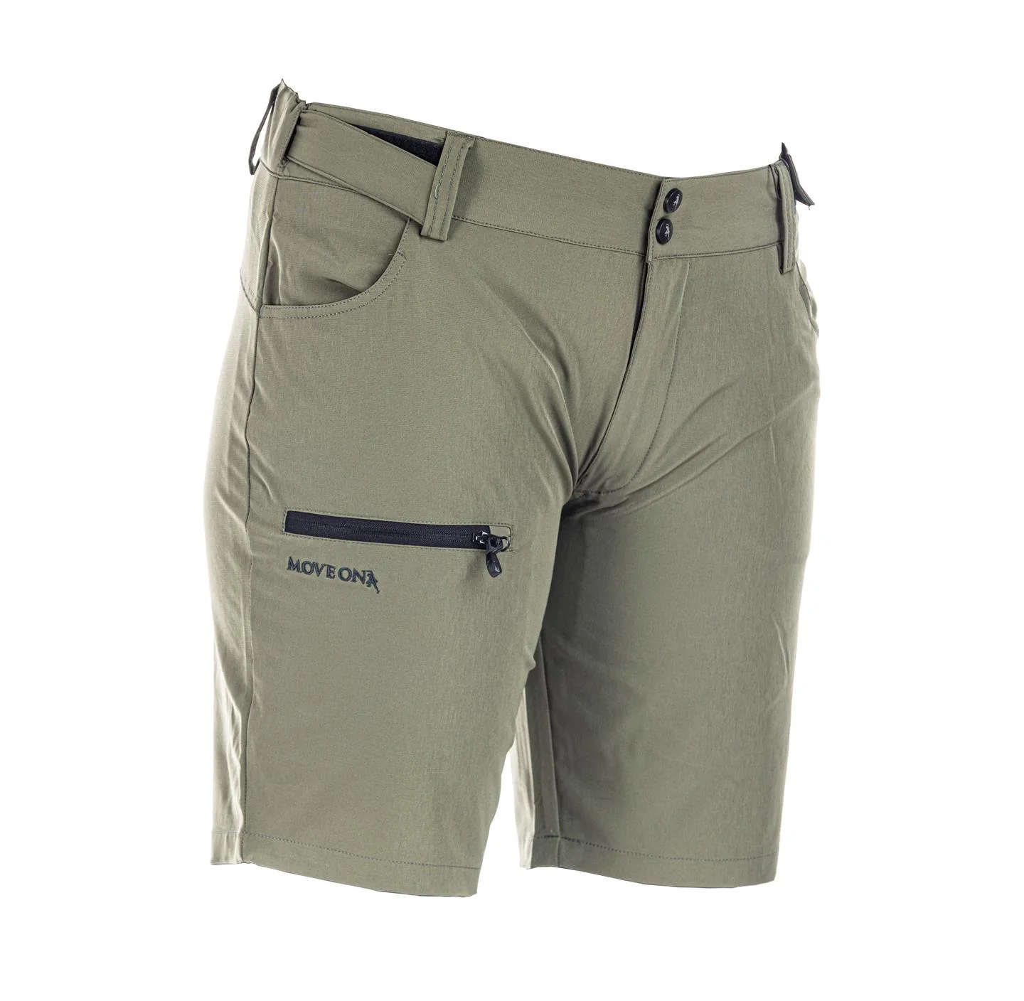 Move On Bolkesjø turshorts dame Lys Oliven